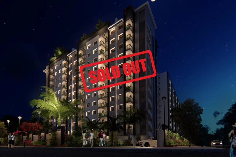 Side view of 1 BHK flats in Jaipur at Govardhan Heights by Aashish Group