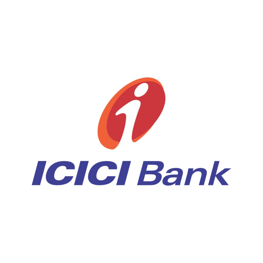 ICICI bank logo with transparent background