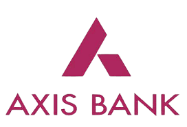 Axis bank logo with transparent background