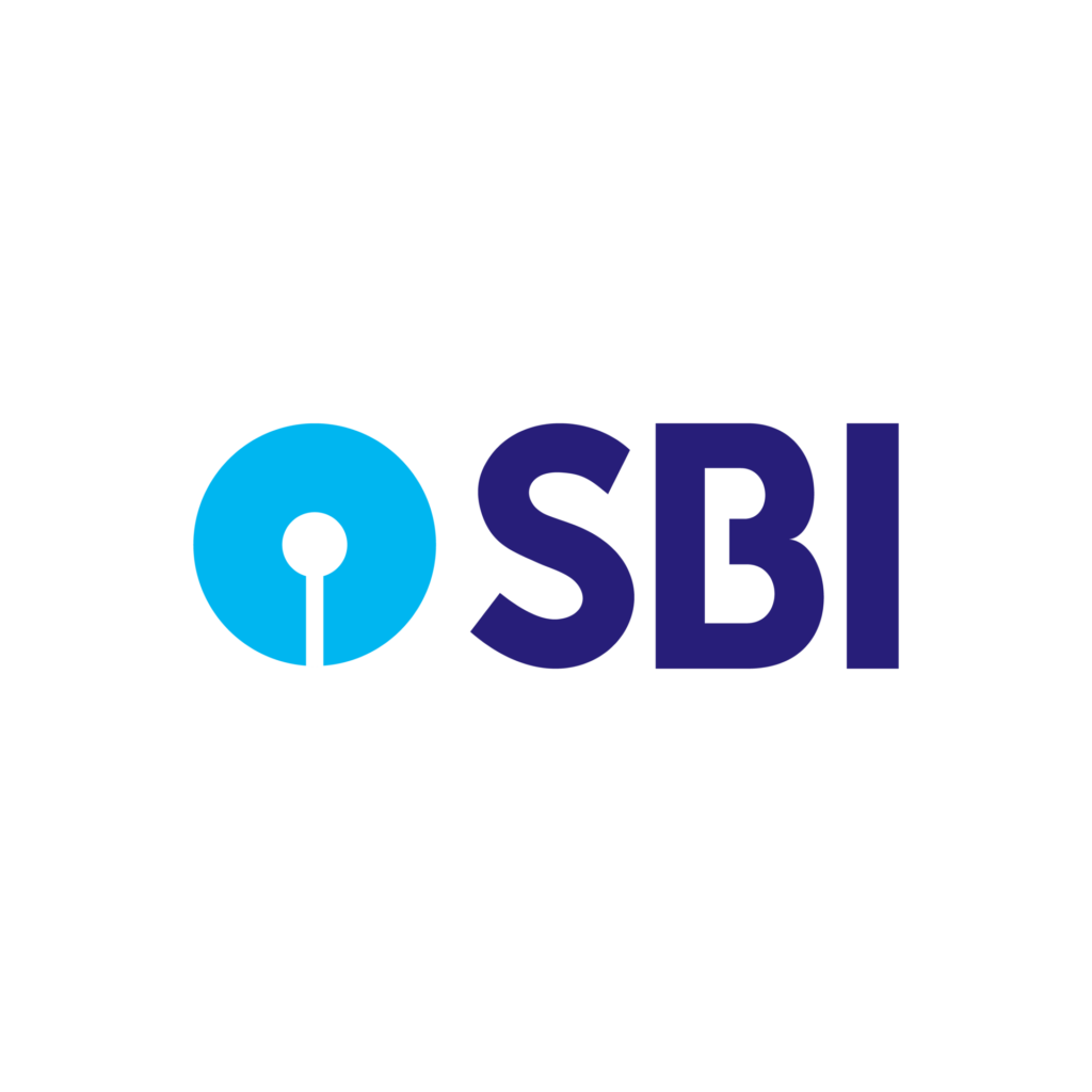 SBI bank logo with transparent background